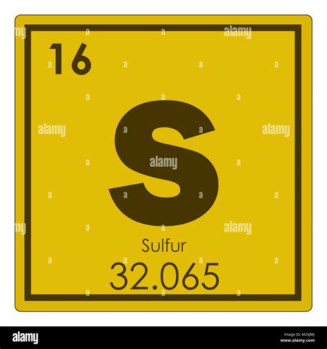 Periodic Table of Elements: Sulfur .